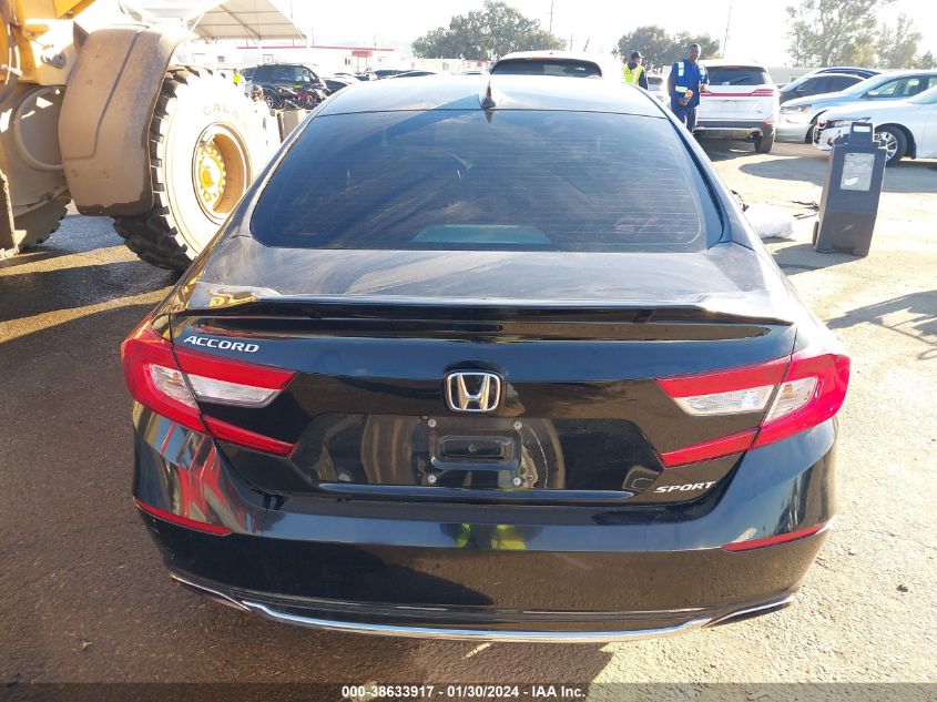 2019 HONDA ACCORD SPORT - 1HGCV1F39KA040940