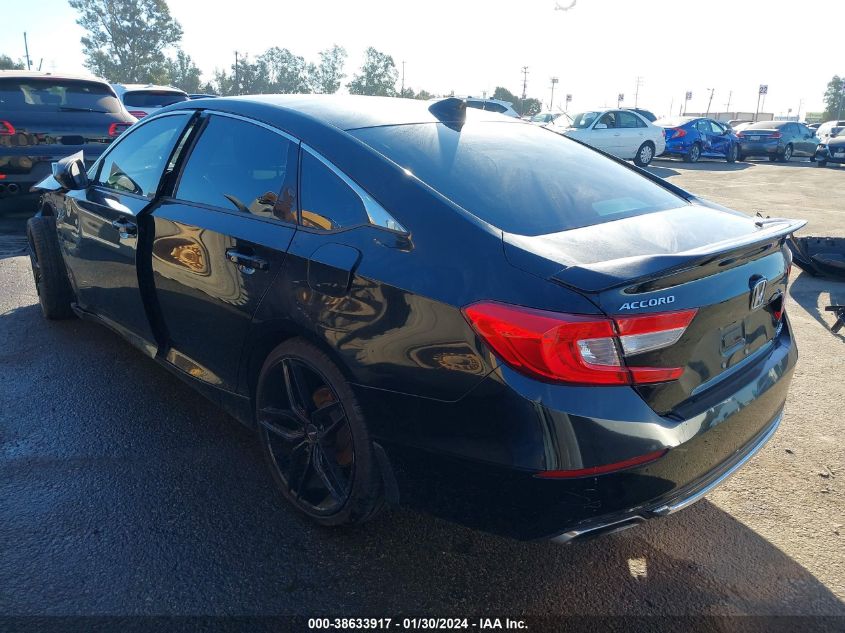2019 HONDA ACCORD SPORT - 1HGCV1F39KA040940