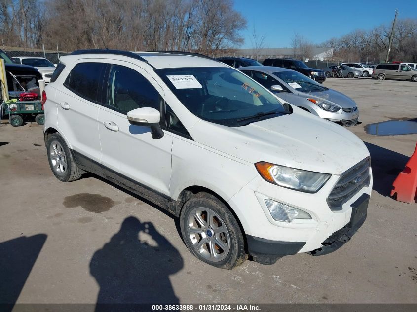 2018 FORD ECOSPORT SE - MAJ3P1TE5JC159172