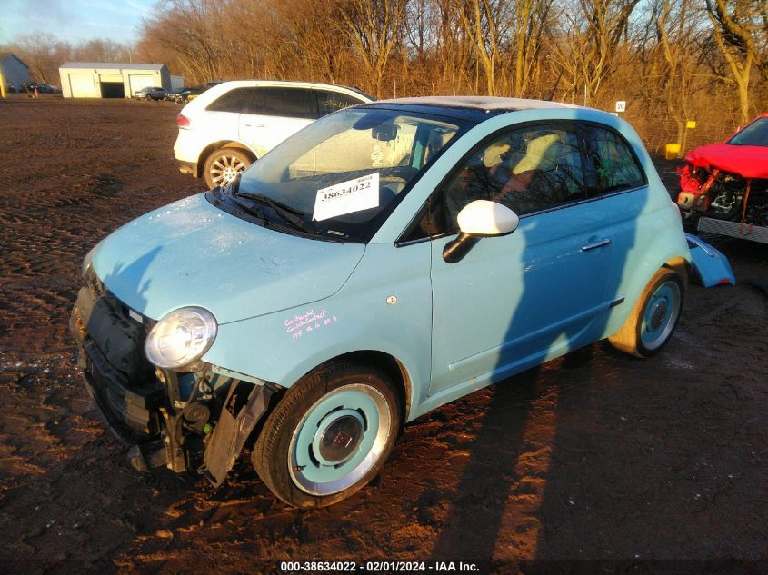 2015 FIAT 500 LOUNGE - 3C3CFFCR5FT502799