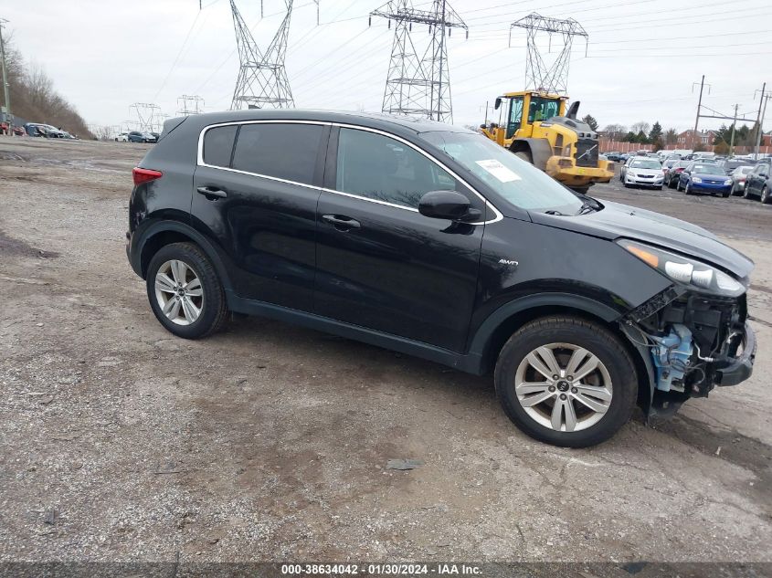 2018 KIA SPORTAGE LX - KNDPMCAC1J7370346