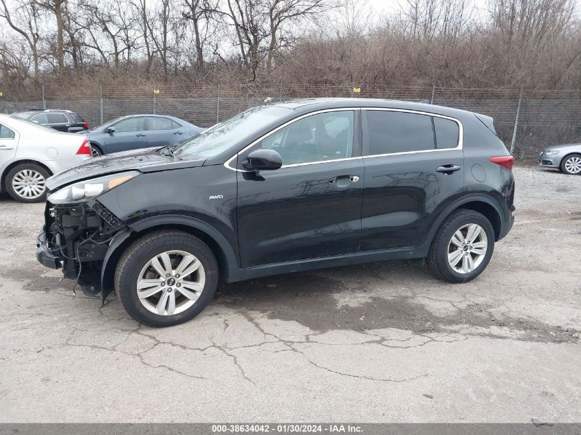 2018 KIA SPORTAGE LX - KNDPMCAC1J7370346