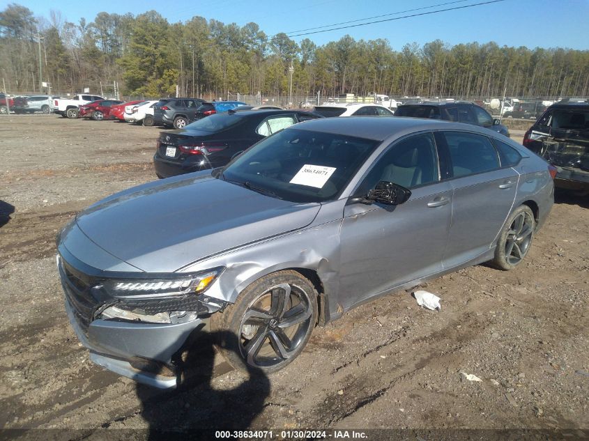 2021 HONDA ACCORD SPORT - 1HGCV1F37MA083420