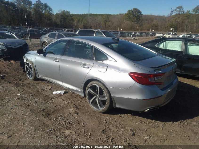 2021 HONDA ACCORD SPORT - 1HGCV1F37MA083420