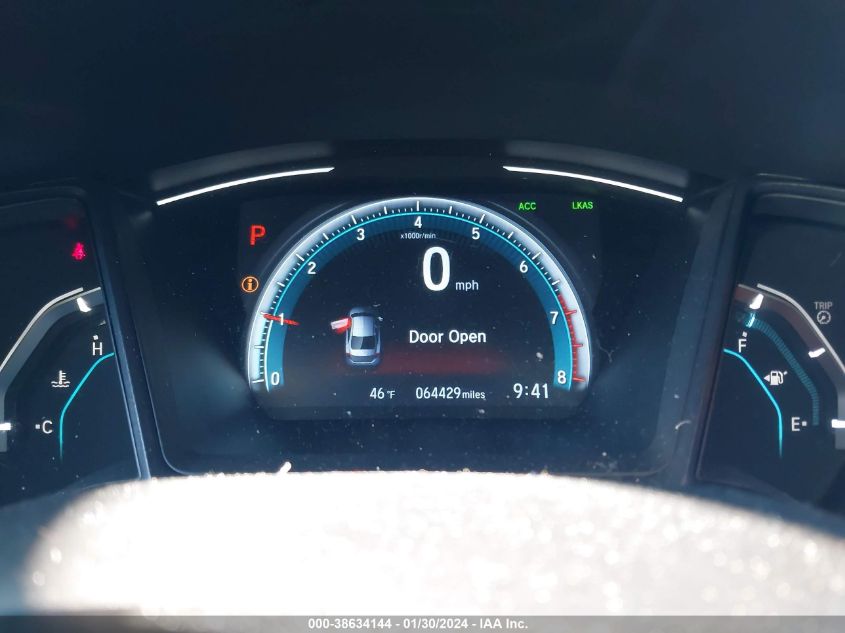 2019 HONDA CIVIC LX - 19XFC2F69KE000601