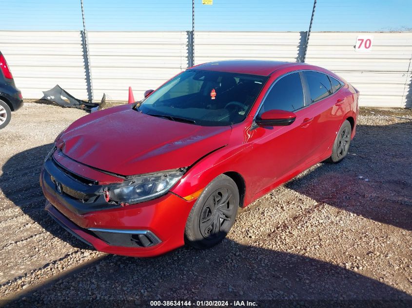 2019 HONDA CIVIC LX - 19XFC2F69KE000601