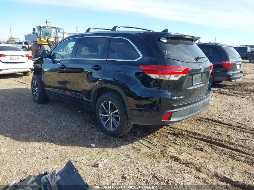 2017 TOYOTA HIGHLANDER SE/XLE - 5TDKZRFH2HS206980