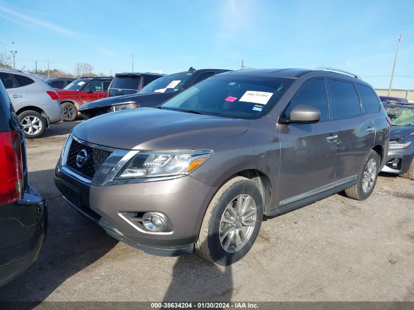 2013 NISSAN PATHFINDER SL - 5N1AR2MN7DC677669