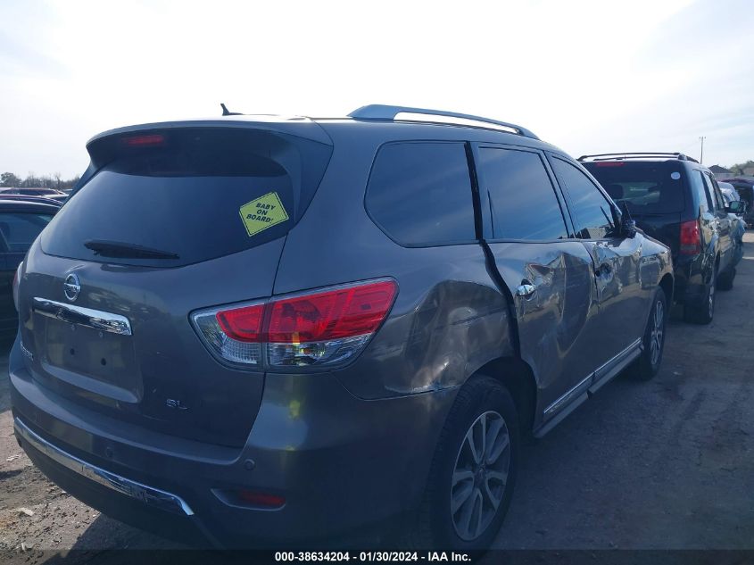 2013 NISSAN PATHFINDER SL - 5N1AR2MN7DC677669