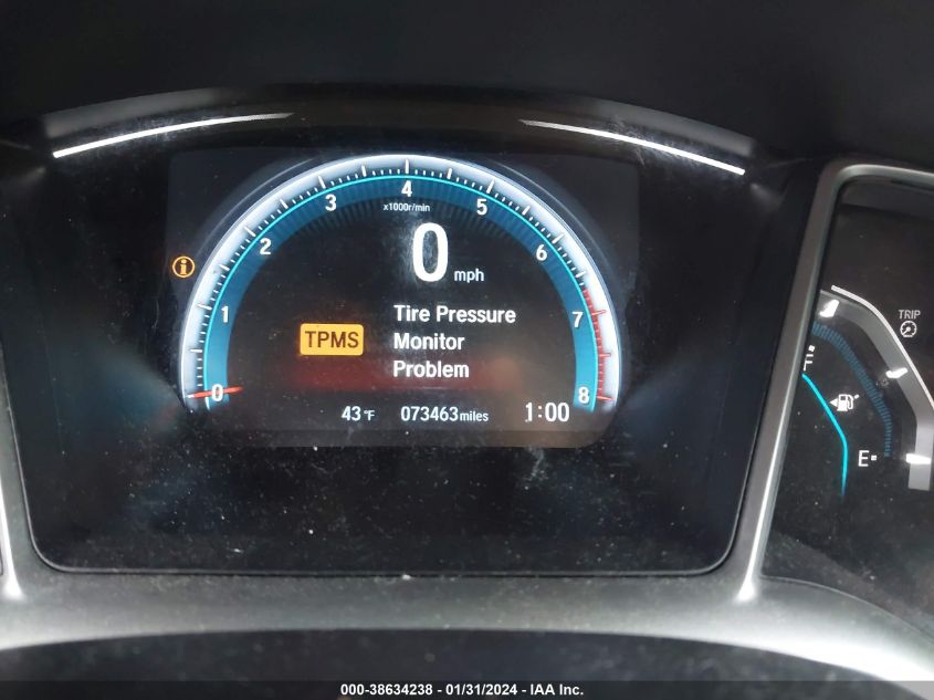 2018 HONDA CIVIC EX - 19XFC2F70JE033199