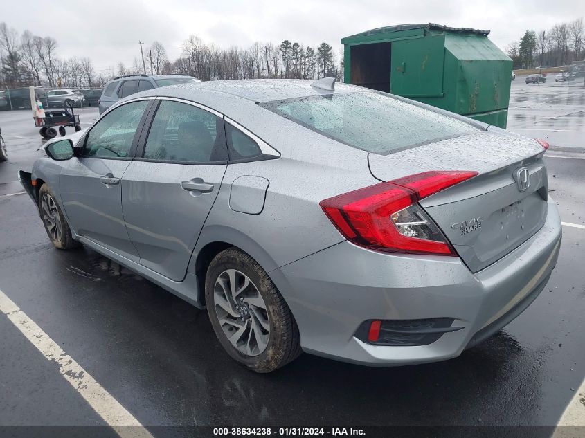 2018 HONDA CIVIC EX - 19XFC2F70JE033199