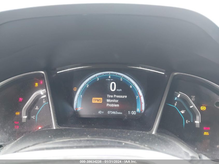 2018 HONDA CIVIC EX - 19XFC2F70JE033199