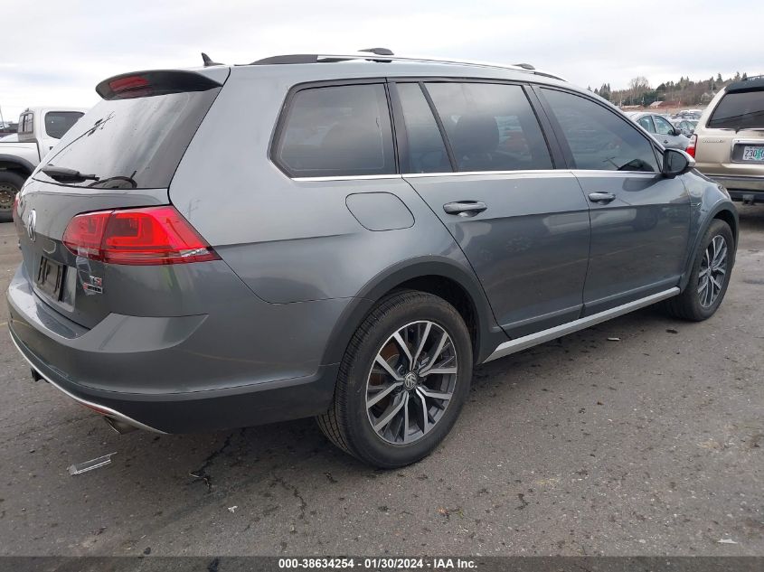 2017 VOLKSWAGEN GOLF ALLTRACK TSI S/TSI SE/TSI SEL - 3VWH17AU4HM522226