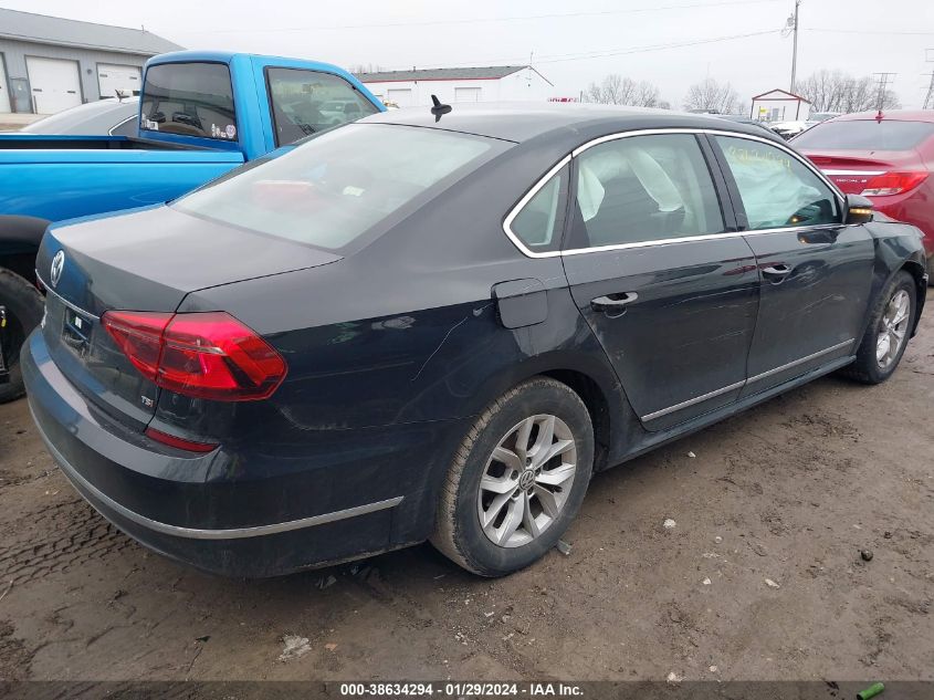 2017 VOLKSWAGEN PASSAT 1.8T S - 1VWAT7A38HT008156