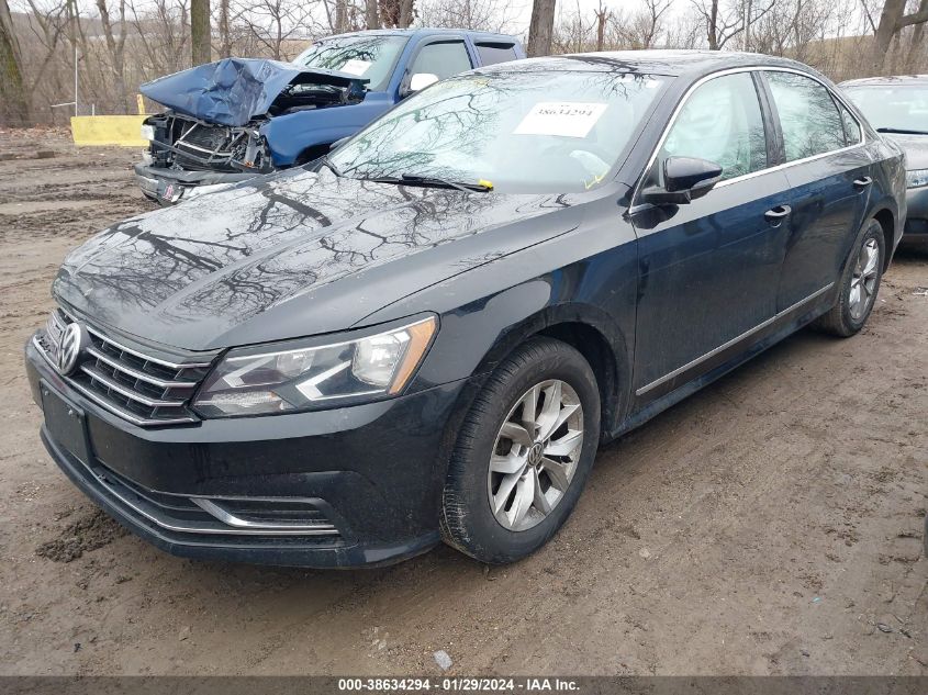 2017 VOLKSWAGEN PASSAT 1.8T S - 1VWAT7A38HT008156