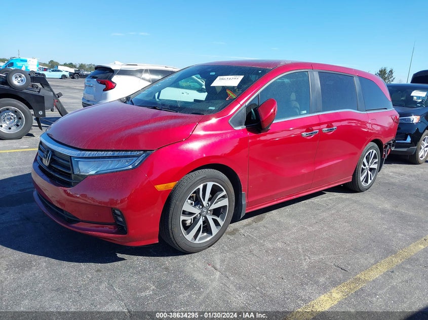 VIN 5FNRL6H80PB034365 2023 HONDA ODYSSEY TOURING