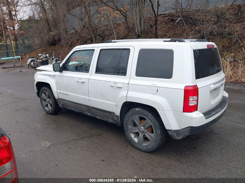 2017 JEEP PATRIOT HIGH ALTITUDE FWD - 1C4NJPFA4HD172886