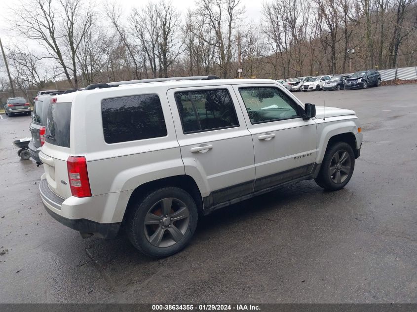 2017 JEEP PATRIOT HIGH ALTITUDE FWD - 1C4NJPFA4HD172886