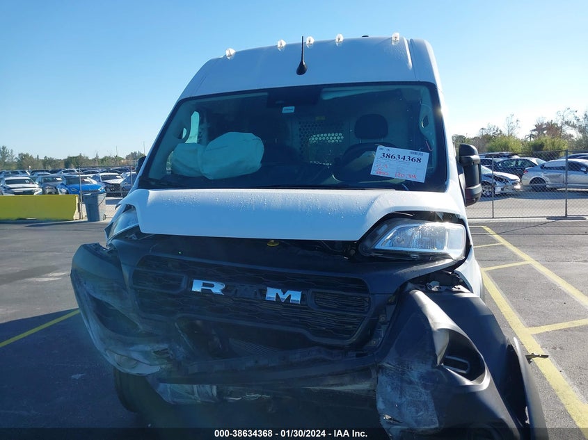 VIN 3C6LRVCG7PE545792 2023 RAM PROMASTER 2500 2500 HIGH