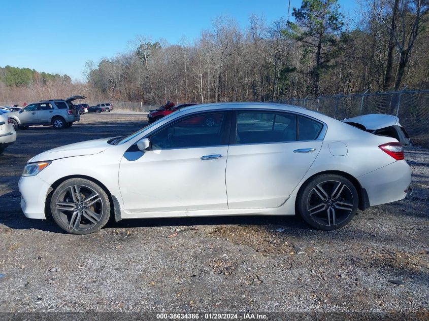 2017 HONDA ACCORD SPORT SE - 1HGCR2F14HA294931
