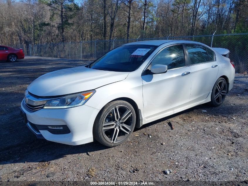 2017 HONDA ACCORD SPORT SE - 1HGCR2F14HA294931