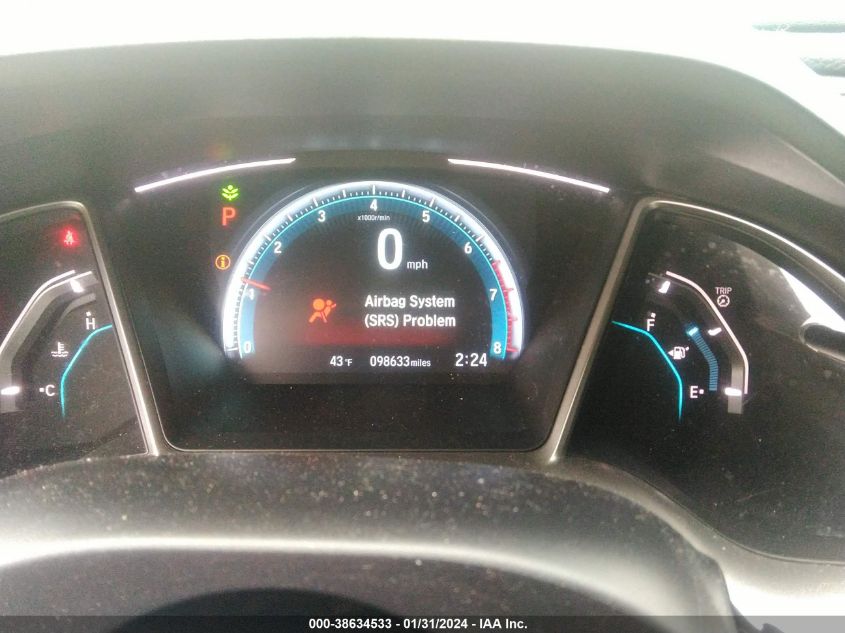 2017 HONDA CIVIC EX-T - 2HGFC1F31HH651400