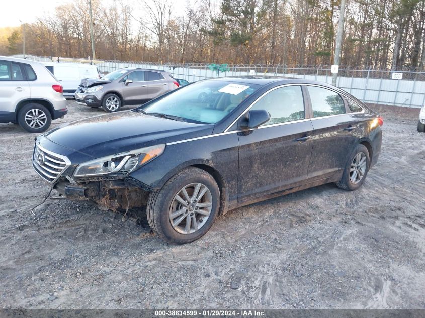 2015 HYUNDAI SONATA SE - 5NPE24AF5FH217338