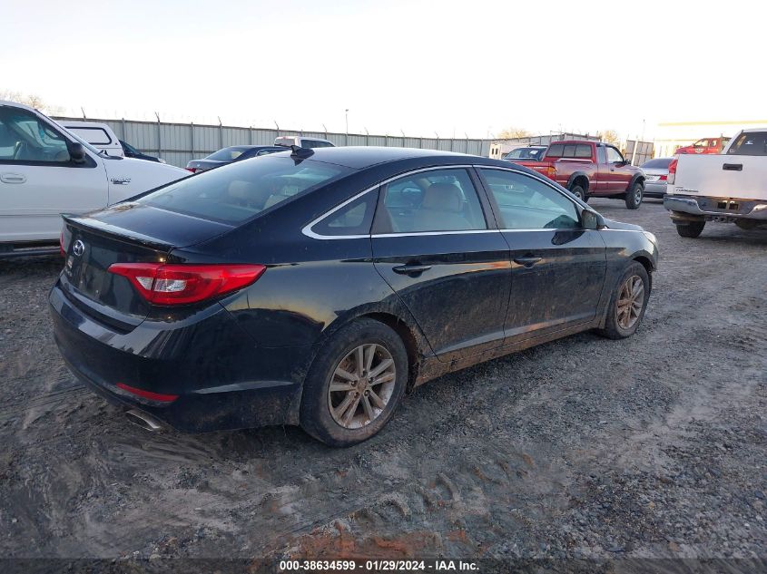 2015 HYUNDAI SONATA SE - 5NPE24AF5FH217338