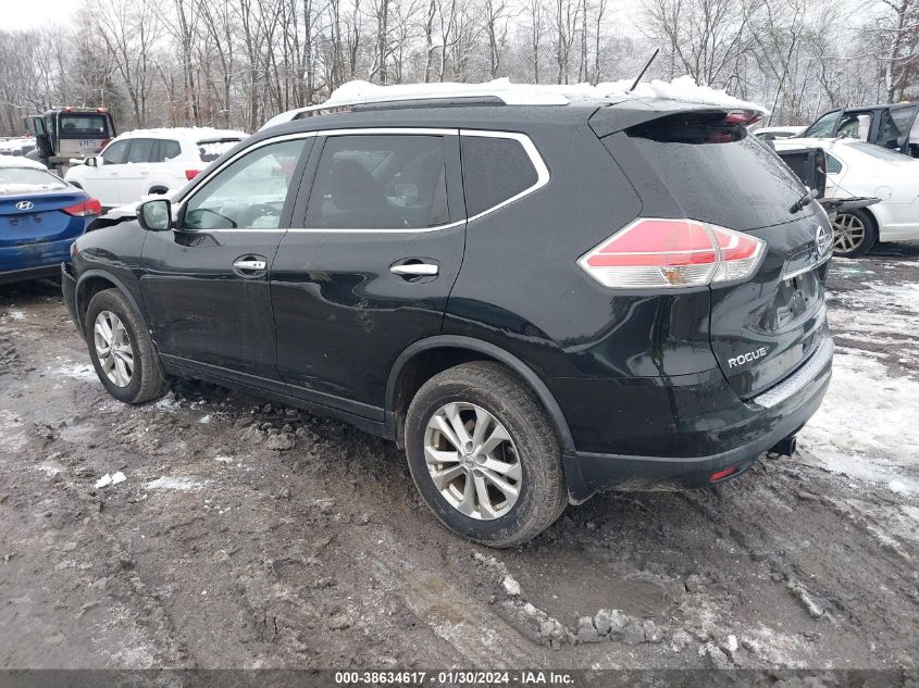 2016 NISSAN ROGUE S/SL/SV - KNMAT2MV9GP633823