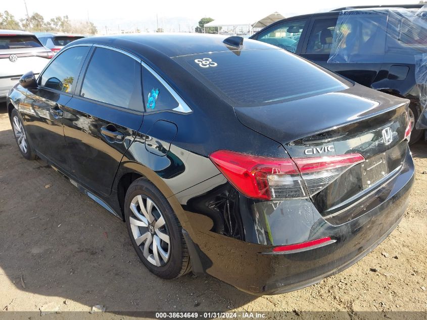 2023 HONDA CIVIC LX - 2HGFE2F27PH536421