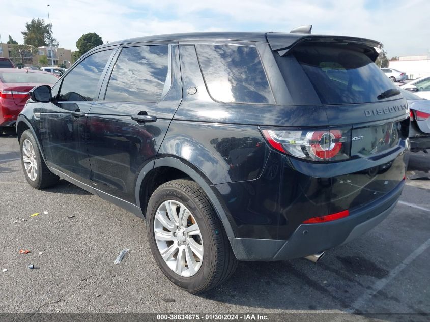 2017 LAND ROVER DISCOVERY SPORT SE - SALCP2BG3HH698253