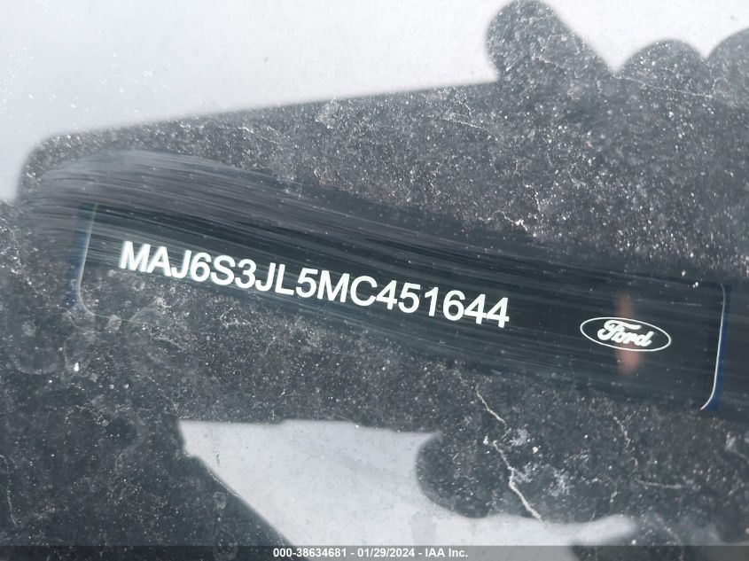 2021 FORD ECOSPORT SES - MAJ6S3JL5MC451644