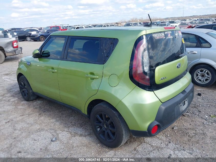 2015 KIA SOUL - KNDJN2A28F7792643