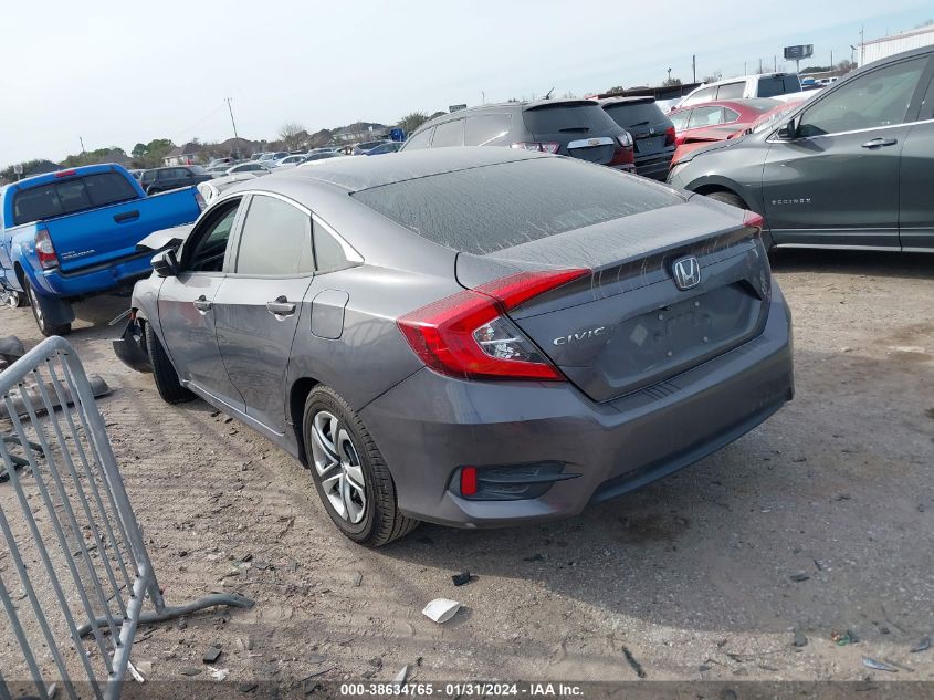 2016 HONDA CIVIC LX - 19XFC2F58GE218348