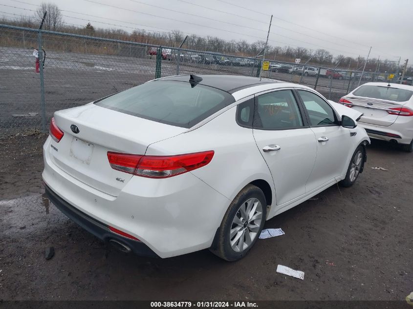 2016 KIA OPTIMA EX - 5XXGU4L33GG116575