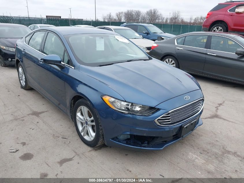 2018 FORD FUSION SE - 3FA6P0H77JR104421