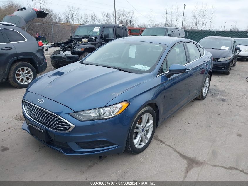 2018 FORD FUSION SE - 3FA6P0H77JR104421