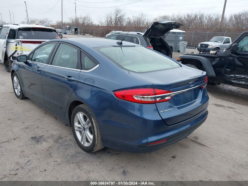 2018 FORD FUSION SE - 3FA6P0H77JR104421