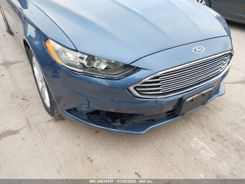 2018 FORD FUSION SE - 3FA6P0H77JR104421