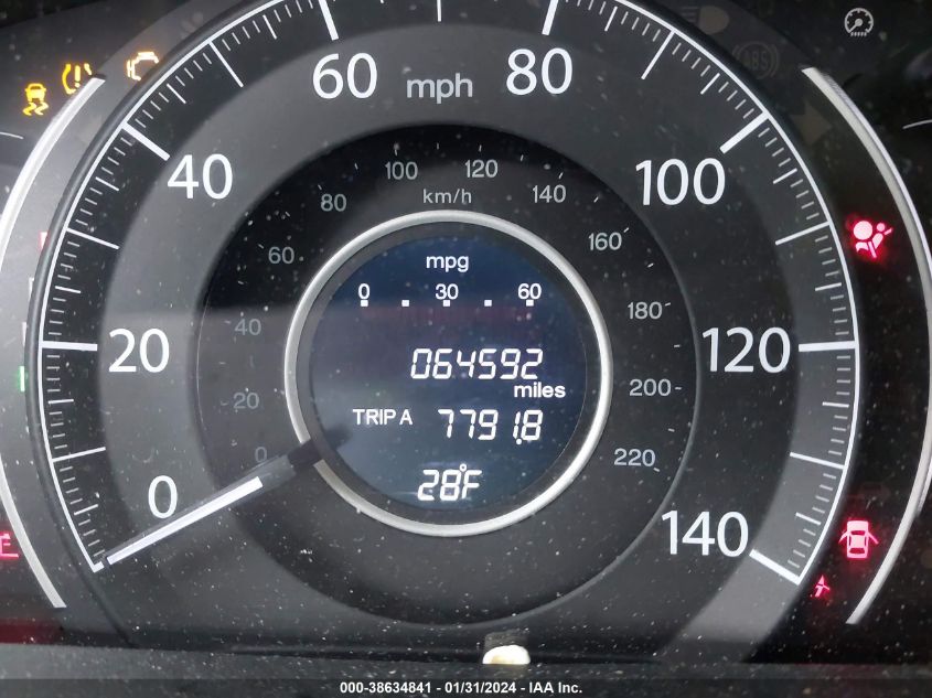 2016 HONDA CR-V EXL - 5J6RM4H75GL009090