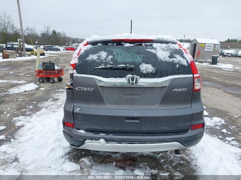 2016 HONDA CR-V EXL - 5J6RM4H75GL009090