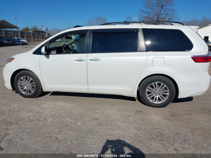 2015 TOYOTA SIENNA XLE PREMIUM 8 PASSENGER - 5TDYK3DC6FS554913