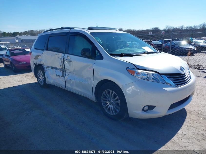 2015 TOYOTA SIENNA XLE PREMIUM 8 PASSENGER - 5TDYK3DC6FS554913