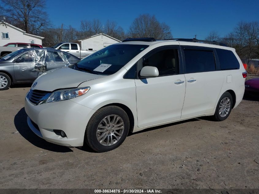 2015 TOYOTA SIENNA XLE PREMIUM 8 PASSENGER - 5TDYK3DC6FS554913