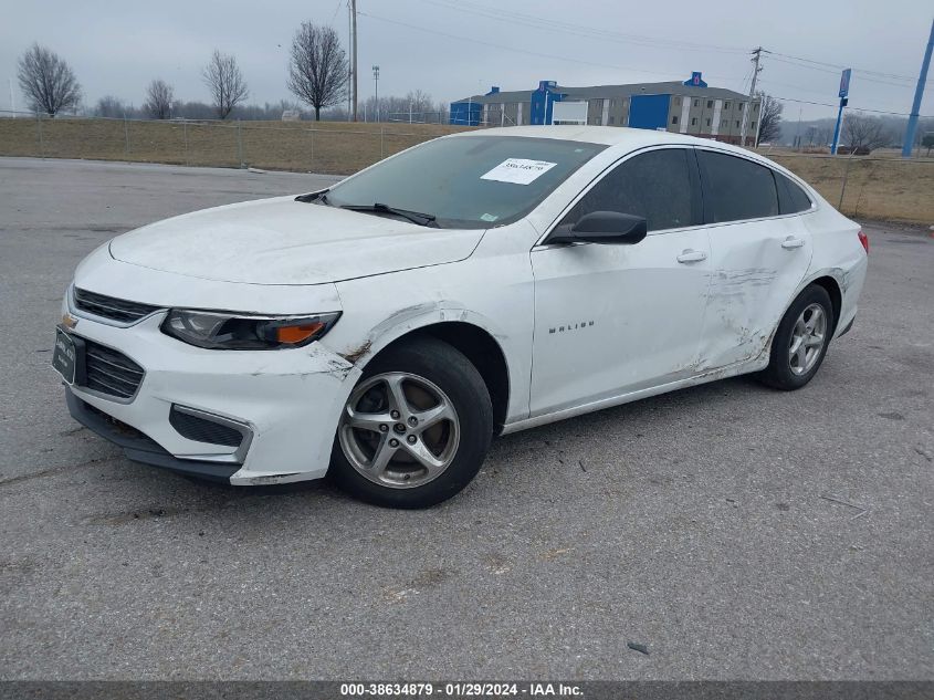 2016 CHEVROLET MALIBU LS - 1G1ZB5ST9GF219724