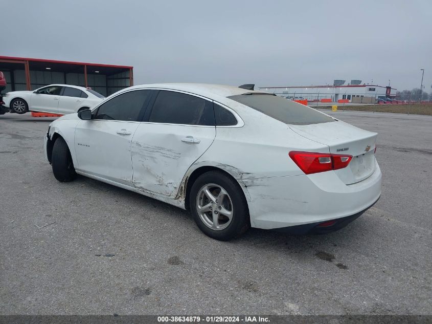 2016 CHEVROLET MALIBU LS - 1G1ZB5ST9GF219724
