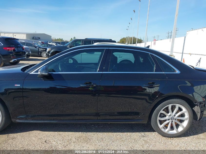 2019 AUDI A4 45 PREMIUM - WAUDNAF42KA096095