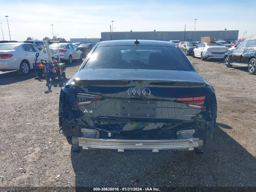 2019 AUDI A4 45 PREMIUM - WAUDNAF42KA096095