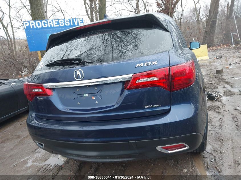 2016 ACURA MDX TECHNOLOGY - 5FRYD4H45GB017764
