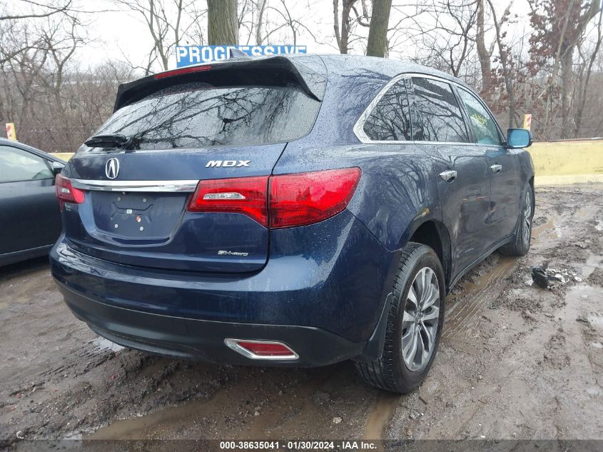 2016 ACURA MDX TECHNOLOGY - 5FRYD4H45GB017764